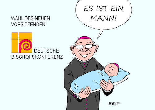 Cartoon: Bischofskonferenz (medium) by Erl tagged politik,religion,katholisch,bischof,bischofskonferenz,wahl,vorsitzender,georg,bätzing,mann,zölibat,patriarchat,glaube,reformen,frau,priesteramt,karikatur,erl,politik,religion,katholisch,bischof,bischofskonferenz,wahl,vorsitzender,georg,bätzing,mann,zölibat,patriarchat,glaube,reformen,frau,priesteramt,karikatur,erl