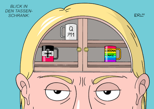 Blick in den Tassenschrank Blick in den Tassenschrank