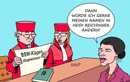 Cartoon: BSW (medium) by Erl tagged politik,sahra,wagenknecht,austritt,linkspartei,gründung,bsw,klage,bundestagswahl,linke,star,heidi,reichinnek,karikatur,erl,politik,sahra,wagenknecht,austritt,linkspartei,gründung,bsw,klage,bundestagswahl,linke,star,heidi,reichinnek,karikatur,erl