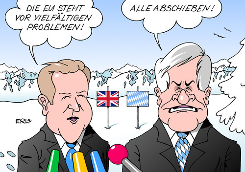 Cartoon: Cameron in Wildbad Kreuth (medium) by Erl tagged csu,klausur,tagung,treffen,wildbad,kreuth,bayern,thema,eu,flüchtlinge,gast,david,cameron,premierminister,großbritannien,vereinigtes,königreich,reformen,referendum,austritt,brexit,köln,diebstahl,raub,sexuelle,nötigung,frauen,täter,männer,nordafrika,diskussion,abschiebung,karikatur,erl,csu,klausur,tagung,treffen,wildbad,kreuth,bayern,thema,eu,flüchtlinge,gast,david,cameron,premierminister,großbritannien,vereinigtes,königreich,reformen,referendum,austritt,brexit,köln,diebstahl,raub,sexuelle,nötigung,frauen,täter,männer,nordafrika,diskussion,abschiebung,karikatur,erl