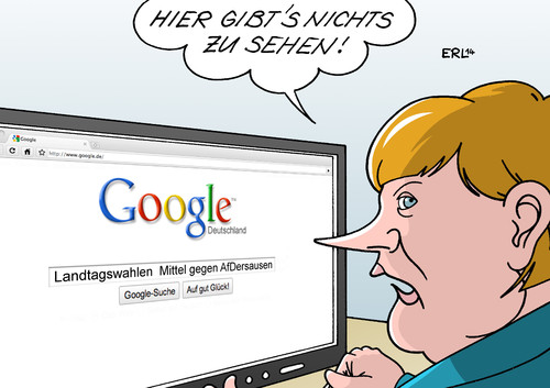 Cartoon: CDU AfD (medium) by Erl tagged cdu,afd,landtagswahl,landtagswahlen,thüringen,brandenburg,konkurrenz,rechts,angst,mittel,lösung,suche,google,bundeskanzlerin,angela,merkel,cdu,afd,landtagswahl,landtagswahlen,thüringen,brandenburg,konkurrenz,rechts,angst,mittel,lösung,suche,google,bundeskanzlerin,angela,merkel