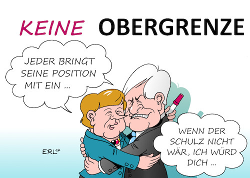 Cartoon: CDU CSU (medium) by Erl tagged cdu,csu,partei,schwesterpartei,streit,flüchtlingspolitik,versöhnung,harmonie,gemeinsam,kanzlerkandidatin,bundeskanzlerin,angela,merkel,ablehnung,obergrenze,ministerpräsident,bayern,horst,seehofer,ärger,zusammenhalt,martin,schulz,spd,aufwind,karikatur,erl,cdu,csu,partei,schwesterpartei,streit,flüchtlingspolitik,versöhnung,harmonie,gemeinsam,kanzlerkandidatin,bundeskanzlerin,angela,merkel,ablehnung,obergrenze,ministerpräsident,bayern,horst,seehofer,ärger,zusammenhalt,martin,schulz,spd,aufwind,karikatur,erl