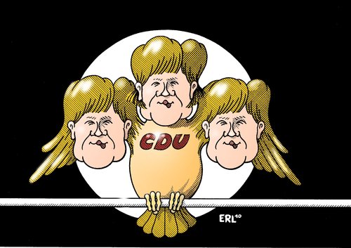 Cartoon: CDU Flügel (medium) by Erl tagged cdu,parteitag,merkel,flügel,links,rechts,progressiv,konservativ,mutti,cdu,parteitag,merkel,flügel,links,rechts,progressiv,konservativ,mutti