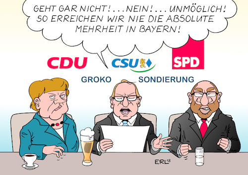 CSU Groko Sondierung CSU Groko Sondierung