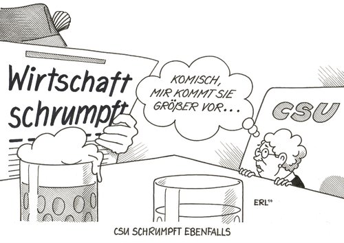 CSU schrumpft CSU schrumpft