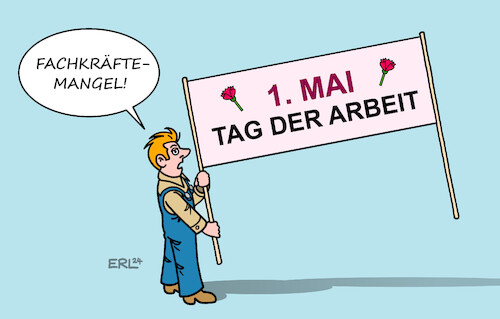 Cartoon: Demo I (medium) by Erl tagged politik,erster,mai,tag,der,arbeit,demo,forderung,arbeitnehmer,gewerkschaften,tage,woche,work,life,balance,fachkräftemangel,veränderung,künstliche,intelligenz,ki,karikatur,erl,politik,erster,mai,tag,der,arbeit,demo,forderung,arbeitnehmer,gewerkschaften,tage,woche,work,life,balance,fachkräftemangel,veränderung,künstliche,intelligenz,ki,karikatur,erl