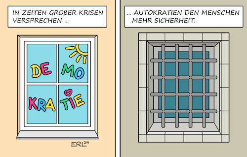 Cartoon: Demokratien weltweit auf dem Rüc (medium) by Erl tagged politik,gesellschaft,regierung,regierungsform,demokratie,weltweit,abnahme,zunahme,staaten,autkratie,diktatur,bertelsmann,studie,welt,krise,krisen,klima,klimawandel,erderwärmung,kriege,krieg,menschen,angst,sicherheit,stärke,haus,fenster,fensterfarben,bunt,gefängnis,grau,gitter,gitterstäbe,karikatur,erl,politik,gesellschaft,regierung,regierungsform,demokratie,weltweit,abnahme,zunahme,staaten,autkratie,diktatur,bertelsmann,studie,welt,krise,krisen,klima,klimawandel,erderwärmung,kriege,krieg,menschen,angst,sicherheit,stärke,haus,fenster,fensterfarben,bunt,gefängnis,grau,gitter,gitterstäbe,karikatur,erl