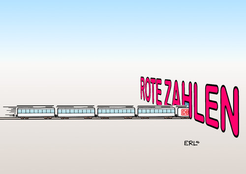 Cartoon: Deutsche Bahn (medium) by Erl tagged deutsche,bahn,ag,verlust,rote,zahlen,bahnchef,chef,rüdiger,grube,ice,tunnel,karikatur,erl,deutsche,bahn,ag,verlust,rote,zahlen,bahnchef,chef,rüdiger,grube,ice,tunnel,karikatur,erl