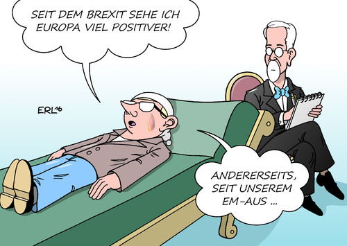 Cartoon: Deutschland Europa (medium) by Erl tagged deutschland,umfrage,demoskopie,brexit,europa,eu,sicht,positiv,verbesserung,fußball,em,2016,halbfinale,frankreich,sport,aus,trauer,couch,psychoanalyse,psychotherapie,psychotherapeut,freud,deutscher,michel,karikatur,erl,deutschland,umfrage,demoskopie,brexit,europa,eu,sicht,positiv,verbesserung,fußball,em,2016,halbfinale,frankreich,sport,aus,trauer,couch,psychoanalyse,psychotherapie,psychotherapeut,freud,deutscher,michel,karikatur,erl