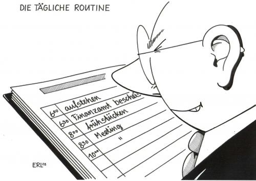 Die tägliche Routine Die tägliche Routine