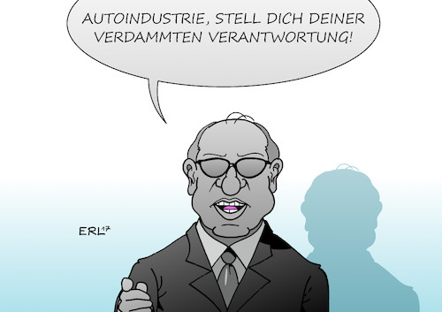 Cartoon: Dobrindts Machtwort (medium) by Erl tagged auto,autoindustrie,autokonzerne,hersteller,deutschland,diesel,dieselaffäre,dieselgate,abgase,manipulation,software,abgaswerte,abgastest,betrug,vorwurf,kartell,verkehrsminister,alexander,dobrindt,csu,machtwort,spät,distanzierung,ruß,karikatur,erl,auto,autoindustrie,autokonzerne,hersteller,deutschland,diesel,dieselaffäre,dieselgate,abgase,manipulation,software,abgaswerte,abgastest,betrug,vorwurf,kartell,verkehrsminister,alexander,dobrindt,csu,machtwort,spät,distanzierung,ruß,karikatur,erl