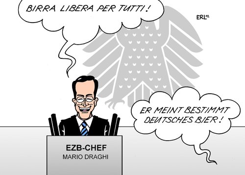 Draghi im Bundestag Draghi im Bundestag