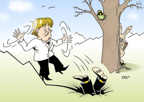 Eiersuche im Umfrage-Tal Eiersuche im Umfrage-Tal