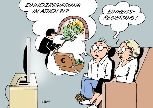 Einheitsregierung in Athen Einheitsregierung in Athen