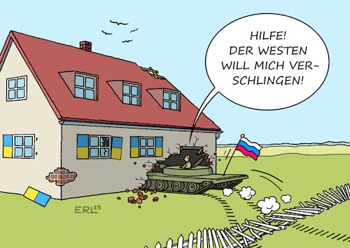 Cartoon: Eskalation (medium) by Erl tagged politik,krieg,angriff,überfall,wladimir,putin,russland,ukraine,hilfe,waffenlieferungen,westen,usa,nato,eu,großbritannien,deutschland,panzer,kampfpanzer,kampfflugzeuge,gefahr,eskalation,kreml,propaganda,kriegspartei,haus,karikatur,erl,politik,krieg,angriff,überfall,wladimir,putin,russland,ukraine,hilfe,waffenlieferungen,westen,usa,nato,eu,großbritannien,deutschland,panzer,kampfpanzer,kampfflugzeuge,gefahr,eskalation,kreml,propaganda,kriegspartei,haus,karikatur,erl