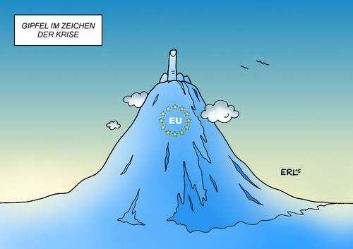 Cartoon: EU-Gipfel 2 (medium) by Erl tagged eu,gipfel,krise,griechenland,streit,deutschland,finanzminister,varoufakis,stinkefinger,fuckfinger,video,fälschung,schulden,finanzen,euro,geld,berg,karikatur,erl,eu,gipfel,krise,griechenland,streit,deutschland,finanzminister,varoufakis,stinkefinger,fuckfinger,video,fälschung,schulden,finanzen,euro,geld,berg