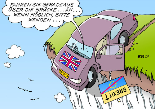 Cartoon: Fahrer gesucht (medium) by Erl tagged erl,karikatur,wenden,brücke,abgrund,auto,nachfolge,cameron,fahrer,premierminister,defekt,navi,navigation,planlos,chaos,verfahren,situation,austritt,eu,großbritannien,brexit,brexit,großbritannien,eu,austritt,situation,verfahren,chaos,planlos,navigation,navi,defekt,prmierminister,fahrer,cameron,nachfolge,auto,abgrund,brücke,wenden,karikatur,erl