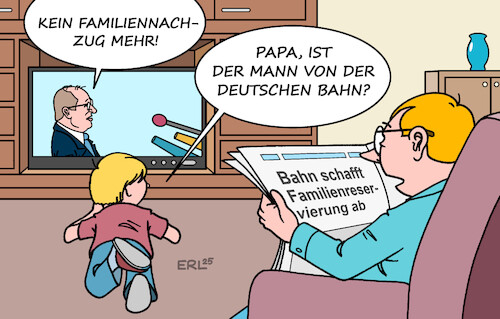 Cartoon: Familien (medium) by Erl tagged politik,gesellschaft,familie,asyl,familiennachzug,dobrindt,deutsche,bahn,abschaffung,familienreservierung,karikatur,erl,politik,gesellschaft,familie,asyl,familiennachzug,dobrindt,deutsche,bahn,abschaffung,familienreservierung,karikatur,erl