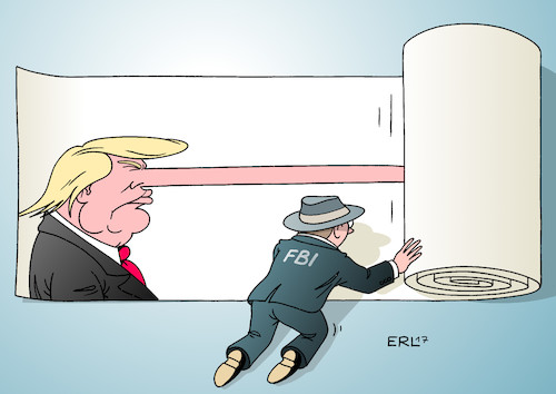 Cartoon: FBI (medium) by Erl tagged usa,präsident,donald,trump,rechtspopulismus,fake,news,alternative,fakten,lügen,aussage,fbi,richtigstellung,ermittlungen,wahlkampf,kontakte,team,russland,amt,schaden,twitter,pinocchio,nase,lang,karikatur,erl,usa,präsident,donald,trump,rechtspopulismus,fake,news,alternative,fakten,lügen,aussage,fbi,richtigstellung,ermittlungen,wahlkampf,kontakte,team,russland,amt,schaden,twitter,pinocchio,nase,lang,karikatur,erl