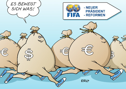 Cartoon: FIFA (medium) by Erl tagged erl,karikatur,säcke,alte,geldsäcke,bewegung,änderung,reformen,präsident,wahl,blatter,system,korruption,verband,fußball,welt,fifa,fifa,welt,fußball,verband,korruption,system,blatter,wahl,präsident,reformen,änderung,bewegung,geldsäcke,alte,säcke,karikatur,erl