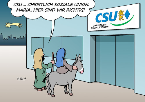 Cartoon: Flüchtlinge (medium) by Erl tagged erl,karikatur,bethlehemstern,stern,esel,josef,maria,jesus,familie,heilige,herbergssuche,weihnachten,sozial,union,soziale,christlich,csu,obergrenze,abschreckung,abschottung,willkommenskultur,deutschland,eu,europa,flüchtlinge,flüchtlinge,europa,eu,deutschland,willkommenskultur,abschottung,abschreckung,obergrenze,csu,christlich,soziale,union,sozial,weihnachten,herbergssuche,heilige,familie,jesus,maria,josef,esel,stern,bethlehemstern,karikatur,erl