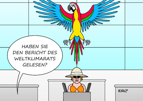 Cartoon: Fragestunde (medium) by Erl tagged politik,bundestag,fragestunde,bundeskanzlerin,angela,merkel,klima,klimapolitik,bericht,weltklimarat,alarm,adler,papagei,ara,tropenhelm,bikini,karikatur,erl,politik,bundestag,fragestunde,bundeskanzlerin,angela,merkel,klima,klimapolitik,bericht,weltklimarat,alarm,adler,papagei,ara,tropenhelm,bikini,karikatur,erl