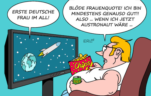 Frau im All Frau im All