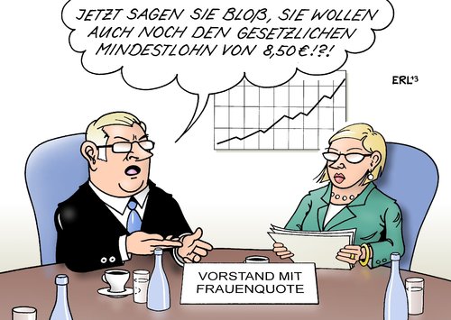 Cartoon: Frauenquote (medium) by Erl tagged frauenquote,vorstand,aufsichtsrat,unternehmen,dax,gesetz,entwurf,koalition,schwarz,rot,cdu,csu,spd,koalitionsverhandlungen,geschlecht,mann,frau,posten,quote,frauenquote,vorstand,aufsichtsrat,unternehmen,dax,gesetz,entwurf,koalition,schwarz,rot,cdu,csu,spd,koalitionsverhandlungen,geschlecht,mann,frau,posten,quote