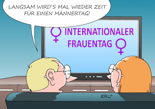 Cartoon: Frauentag (medium) by Erl tagged politik,internationaler,frauentag,weltfrauentag,frau,frauen,kampf,gleichstellung,gleichberechtigung,diskriminierung,sexismus,gender,pay,gap,lohn,ungleichheit,mann,männer,karikatur,erl,politik,internationaler,frauentag,weltfrauentag,frau,frauen,kampf,gleichstellung,gleichberechtigung,diskriminierung,sexismus,gender,pay,gap,lohn,ungleichheit,mann,männer,karikatur,erl