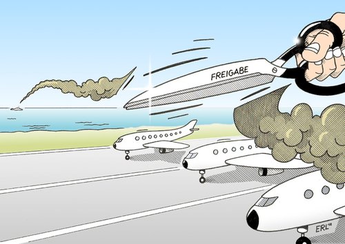 Freigabe des Luftraums Freigabe des Luftraums