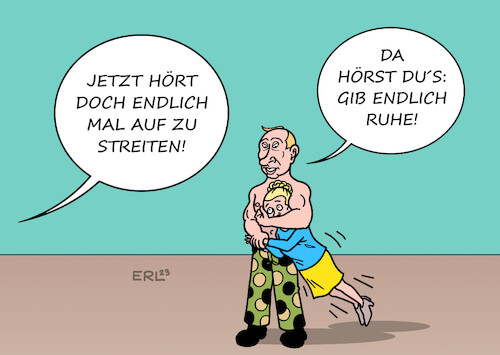 Cartoon: Friedensappell (medium) by Erl tagged politik,krieg,angriff,überfall,wladimir,putin,russland,ukraine,friedensappell,wunsch,frieden,missachtung,bedürfnisse,opfer,mann,frau,gewalt,karikatur,erl,politik,krieg,angriff,überfall,wladimir,putin,russland,ukraine,friedensappell,wunsch,frieden,missachtung,bedürfnisse,opfer,mann,frau,gewalt,karikatur,erl