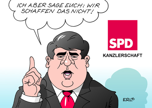 Cartoon: Gabriel (medium) by Erl tagged sigmar,gabriel,vorsitzender,spd,wirtschaftsminister,vizekanzler,große,koalition,schwarzrot,cdu,csu,flüchtlingspolitik,bundeskanzlerin,angela,merkel,wir,schaffen,das,widerspruch,kritik,kanzlerkandidatur,kanzlerschaft,umfragetief,karikatur,erl,sigmar,gabriel,vorsitzender,spd,wirtschaftsminister,vizekanzler,große,koalition,schwarzrot,cdu,csu,flüchtlingspolitik,bundeskanzlerin,angela,merkel,wir,schaffen,das,widerspruch,kritik,kanzlerkandidatur,kanzlerschaft,umfragetief,karikatur,erl