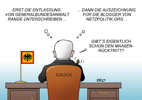Gauck Landesverrat-Affäre Gauck Landesverrat-Affäre