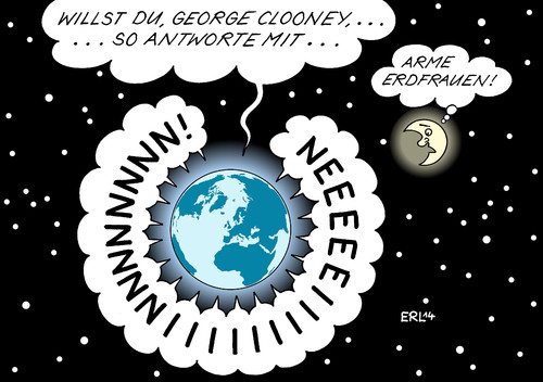 Cartoon: George Clooney (medium) by Erl tagged george,clooney,schauspieler,schönheit,aussehen,frauenschwarm,sexiest,man,hochzeit,frau,frauen,erde,mond,ja,nein,jawort,george,clooney,schauspieler,schönheit,aussehen,frauenschwarm,sexiest,man,hochzeit,frau,frauen,erde,mond,ja,nein,jawort