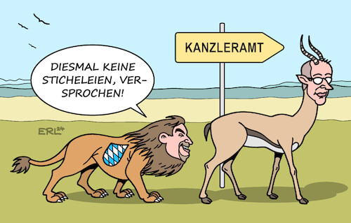 Gezähmter bayrischer Löwe Gezähmter bayrischer Löwe