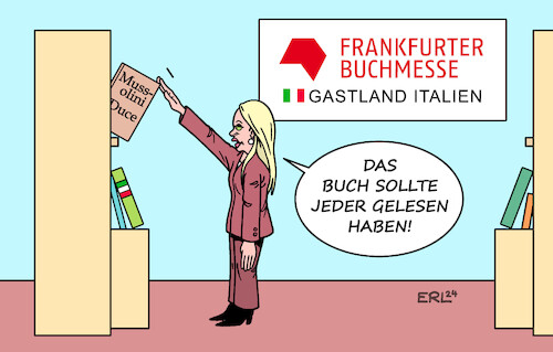 Giorgia Meloni auf der Buchmesse Giorgia Meloni auf der Buchmesse