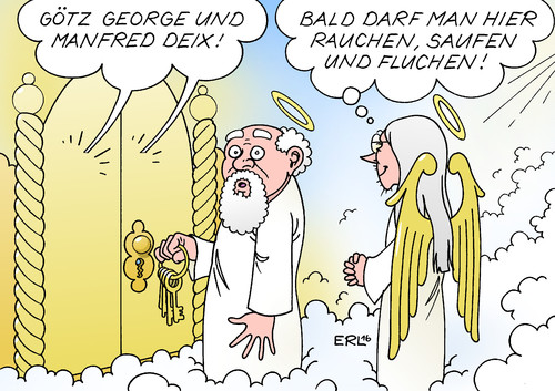 Götz George Manfred Deix Götz George Manfred Deix
