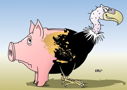 Cartoon: Griechisches Mischwesen (medium) by Erl tagged sparen,staatsbankrott,pleite,schulden,griechenland,mischwesen,pleitegeier,sparschwein,krise,euro,sparkurs,griechenland,schulden,pleite,staatsbankrott,sparen,sparkurs,euro,krise,sparschwein,pleitegeier,mischwesen