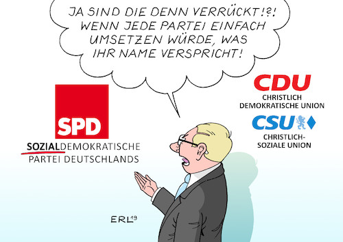 Cartoon: Groko in Gefahr (medium) by Erl tagged politik,spd,spitzenduo,walter,borjans,esken,linksruck,soziales,sozialdemokratie,inhalt,gefahr,große,koalition,groko,karikatur,erl,politik,spd,spitzenduo,walter,borjans,esken,linksruck,soziales,sozialdemokratie,inhalt,gefahr,große,koalition,groko,karikatur,erl