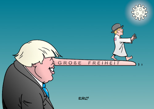 Cartoon: Große Freiheit (medium) by Erl tagged politik,corona,virus,pandemie,covid19,großbritannien,mutation,delta,variante,premierminister,boris,johnson,öffnung,lockerung,öffnungen,lockerungen,veranstaltungen,freiheit,anstieg,fallzahlen,schlafwandler,mond,pinocchio,lügen,nase,karikatur,erl,politik,corona,virus,pandemie,covid19,großbritannien,mutation,delta,variante,premierminister,boris,johnson,öffnung,lockerung,öffnungen,lockerungen,veranstaltungen,freiheit,anstieg,fallzahlen,schlafwandler,mond,pinocchio,lügen,nase,karikatur,erl