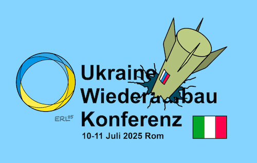 Cartoon: Gruß aus Moskau (medium) by Erl tagged politik,krieg,angriff,überfall,putin,ukraine,konferenz,wiederaufbau,rom,russland,fortsetzung,bombardierung,karikatur,erl,politik,krieg,angriff,überfall,putin,ukraine,konferenz,wiederaufbau,rom,russland,fortsetzung,bombardierung,karikatur,erl