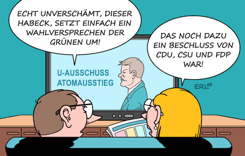 Habeck vor U-Ausschuss Habeck vor U-Ausschuss