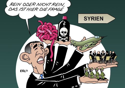 Cartoon: Hamlet Obama (medium) by Erl tagged syrien,bürgerkrieg,diktator,assad,rebellen,giftgas,chemiewaffen,usa,präsident,barack,obama,rote,linie,konsequenzen,frage,luftschläge,einmarsch,diplomatie,verhandlungen,hamlet,sein,oder,nichtsein,shakespeare,theater,drama,syrien,bürgerkrieg,diktator,assad,rebellen,giftgas,chemiewaffen,usa,präsident,barack,obama,rote,linie,konsequenzen,frage,luftschläge,einmarsch,diplomatie,verhandlungen,hamlet,sein,oder,nichtsein,shakespeare,theater,drama