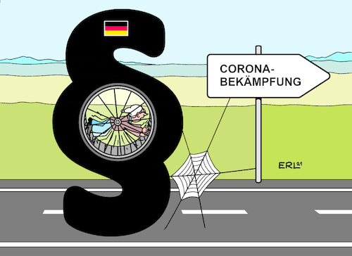 Cartoon: Hamsterrad (medium) by Erl tagged politik,corona,virus,pandemie,covid19,lockdown,impfung,schnelltest,selbsttest,app,kontaktverfolgung,deutschland,langsam,schwerfällig,bürokratie,paragrafen,hamsterrad,michel,karikatur,erl,politik,corona,virus,pandemie,covid19,lockdown,impfung,schnelltest,selbsttest,app,kontaktverfolgung,deutschland,langsam,schwerfällig,bürokratie,paragrafen,hamsterrad,michel,karikatur,erl