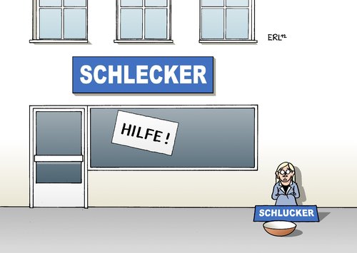 Cartoon: hilfsbedürftig II (medium) by Erl tagged schlecker,drogeriemarkt,insolvenz,pleite,missmanagement,ausbeutung,auffanggesellschaft,arm,schlucker,obdachlos,bettler,hilfe,geld,laden,filiale,geschlossen,schließung,schlecker,drogeriemarkt,insolvenz,pleite,missmanagement,ausbeutung,auffanggesellschaft,schlucker,arm,bettler,geld,laden,filiale,geschlossen,obdachlos