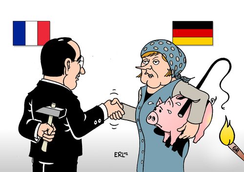 Hollande Merkel