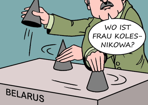 Hütchenspieler Lukaschenko Hütchenspieler Lukaschenko