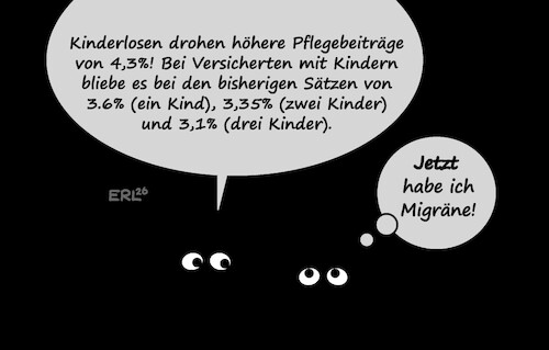 Cartoon: Im Schlafzimmer (medium) by Erl tagged politik,pflege,pflegeversicherung,pläne,gesundheitsministerin,warken,anhebung,beiträge,kinderlose,schlafzimmer,karikatur,erl,politik,pflege,pflegeversicherung,pläne,gesundheitsministerin,warken,anhebung,beiträge,kinderlose,schlafzimmer,karikatur,erl