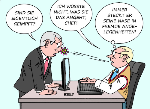 Impffrage am Arbeitsplatz Impffrage am Arbeitsplatz