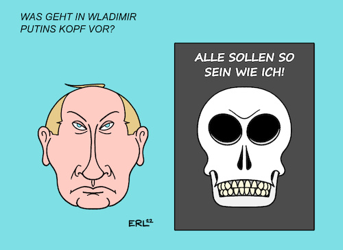 Cartoon: In Putins Kopf (medium) by Erl tagged politik,krieg,angriff,angriffskrieg,russland,ukraine,westen,usa,eu,nato,zusammenhalt,sanktionen,frage,zustand,präsident,wladimir,putin,kopf,motive,röntgenbild,totenkopf,schädel,skelett,medizin,karikatur,erl,politik,krieg,angriff,angriffskrieg,russland,ukraine,westen,usa,eu,nato,zusammenhalt,sanktionen,frage,zustand,präsident,wladimir,putin,kopf,motive,röntgenbild,totenkopf,schädel,skelett,medizin,karikatur,erl